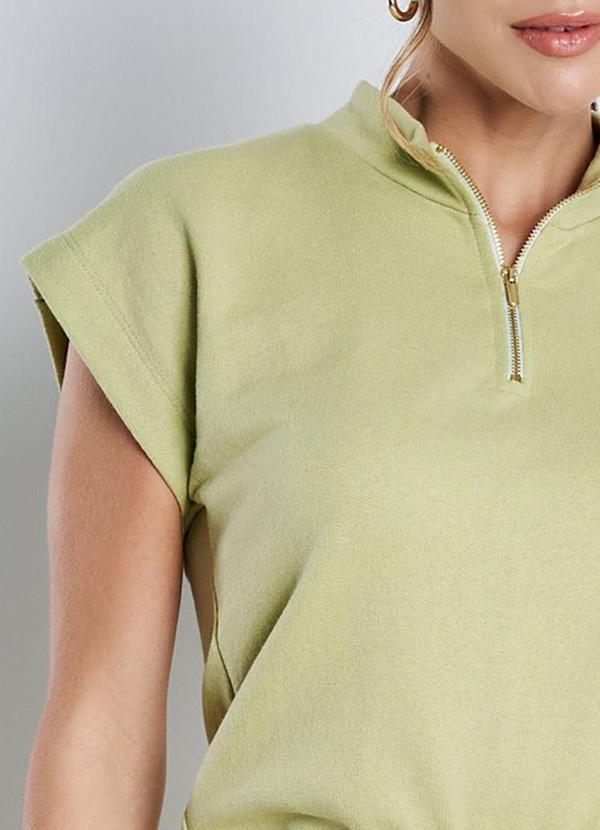 Meu Jeans - Conjunto Moletinho Serena Verde Oliva 6