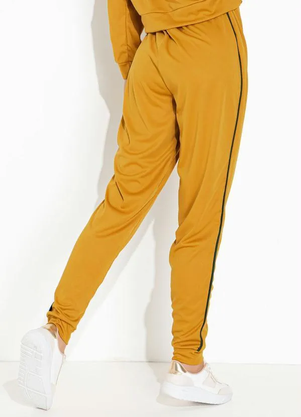 Moda Pop - Conjunto Mostarda com Calça Jogger 6