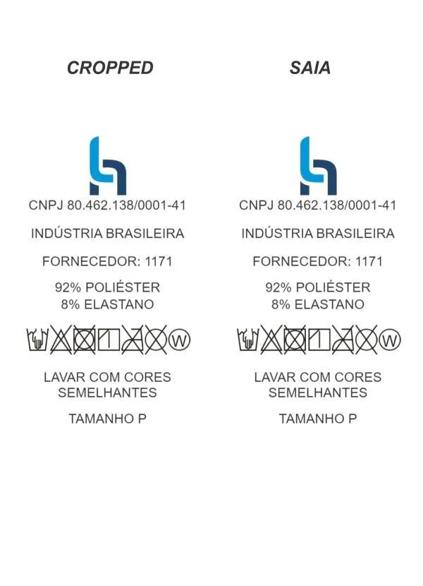 Moda Pop - Conjunto Pink em Ribana Canelada Cropped e Saia 9