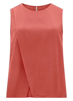 Lunender Mais Mulher - Conjunto Plus Size com Blusa e Shorts Laranja - LUNENDER MAIS MULHER