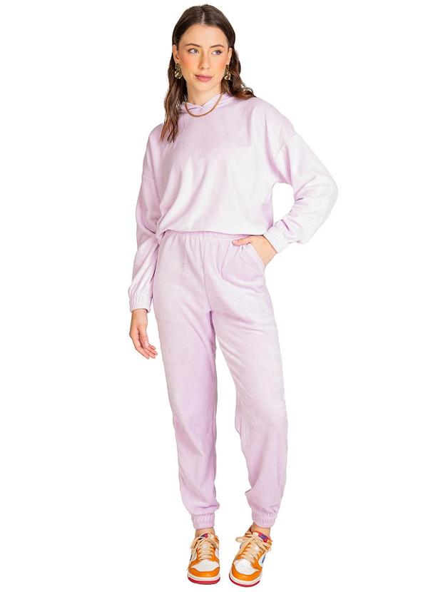 Infinita Cor - Conjunto Plush Feminino Roxo 1