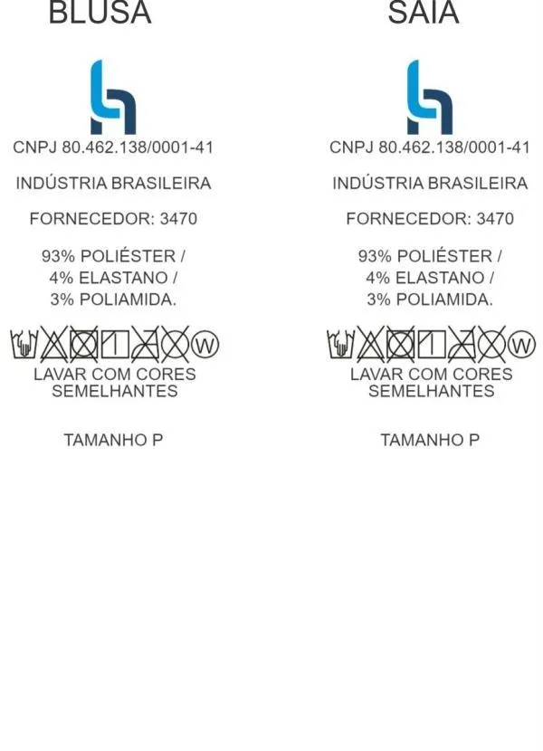 Moda Pop - Conjunto Prata Cropped e Saia 5