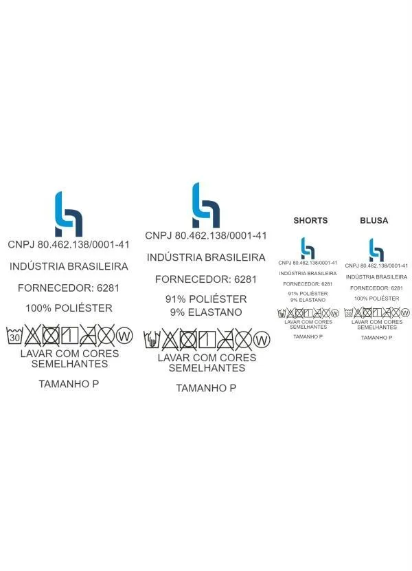 Moda Pop - Conjunto Preta com Gola e Cintura Alta 5