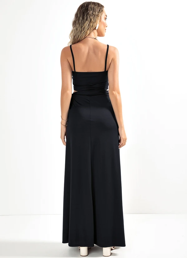 Moda Pop - Conjunto Preto em Malha 2