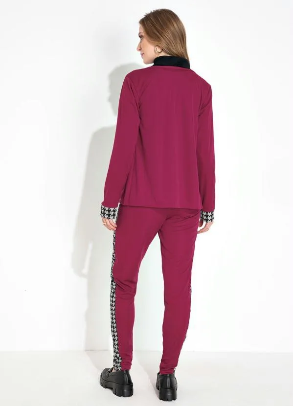 Moda Pop - Conjunto Púrpura com Recortes 2