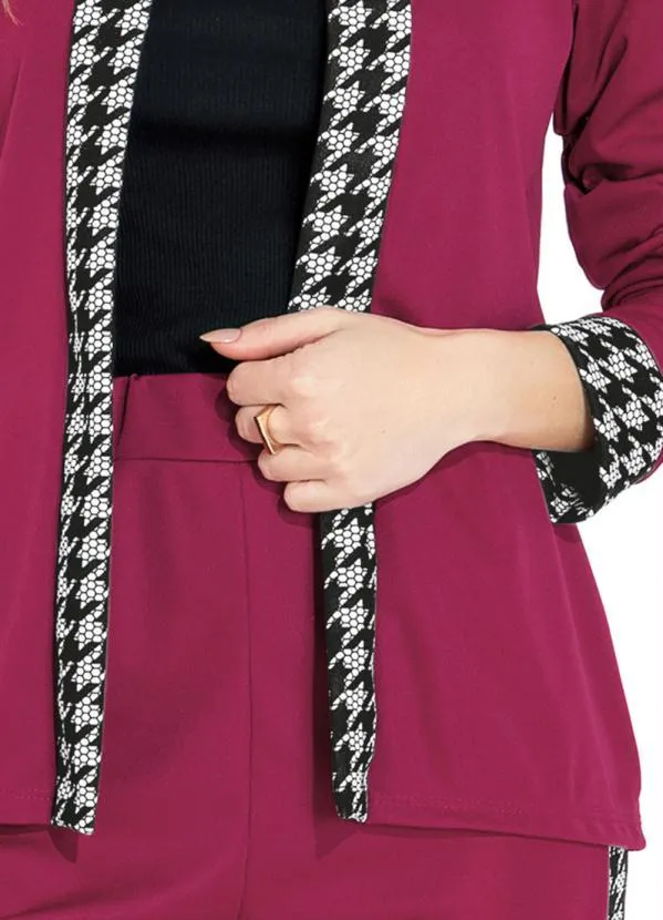 Moda Pop - Conjunto Púrpura com Recortes 3