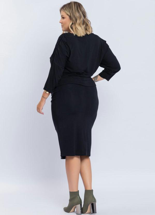 Preview - Conjunto Saia Franzida Preto 9