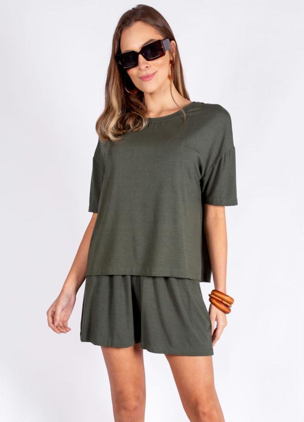 Preview - Conjunto Short Viscolycra Verde