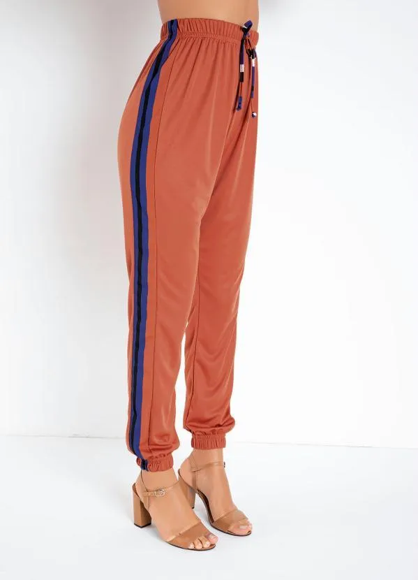 Moda Pop - Conjunto Terracota com Top e Calça 3