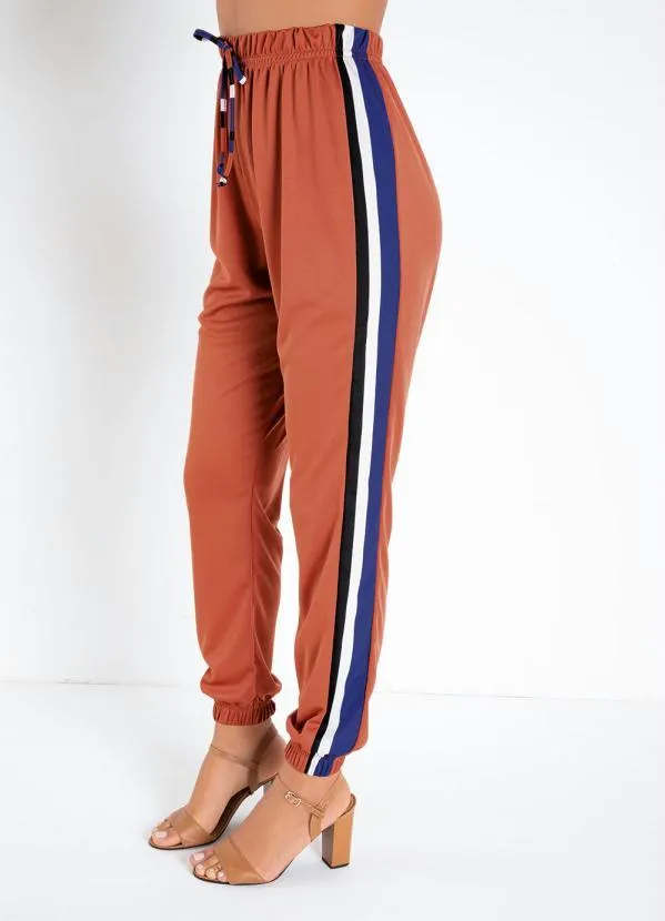 Moda Pop - Conjunto Terracota com Top e Calça 5