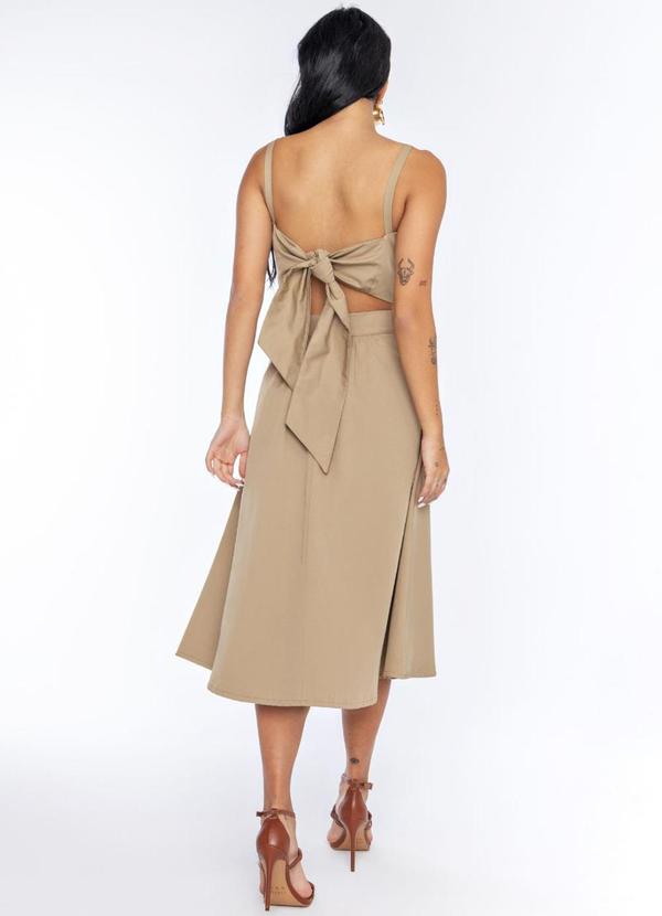 La Tay - Conjunto Top e Saia Bege 2