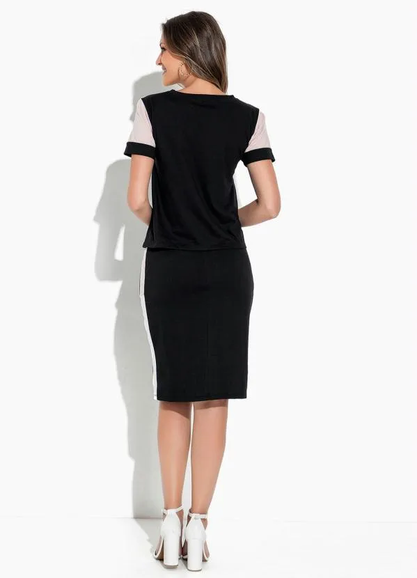 Rosalie - Conjunto Tricolor com Recortes 2