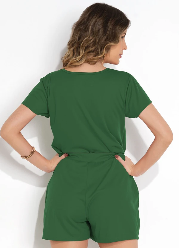 Moda Pop - Conjunto Verde Militar em Malha 2