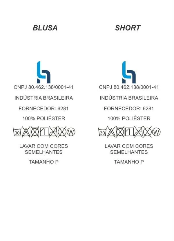 Moda Pop - Conjunto Vermelho Blusa e Short 8