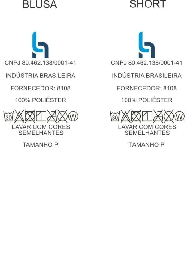 Moda Pop - Conjunto Xadrez Marinho Cropped e Shorts 5