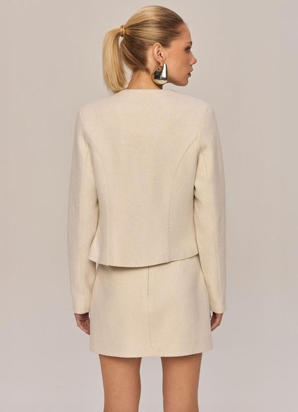 Carlota Costa - Coordenado Blazer e Saia Branco 2