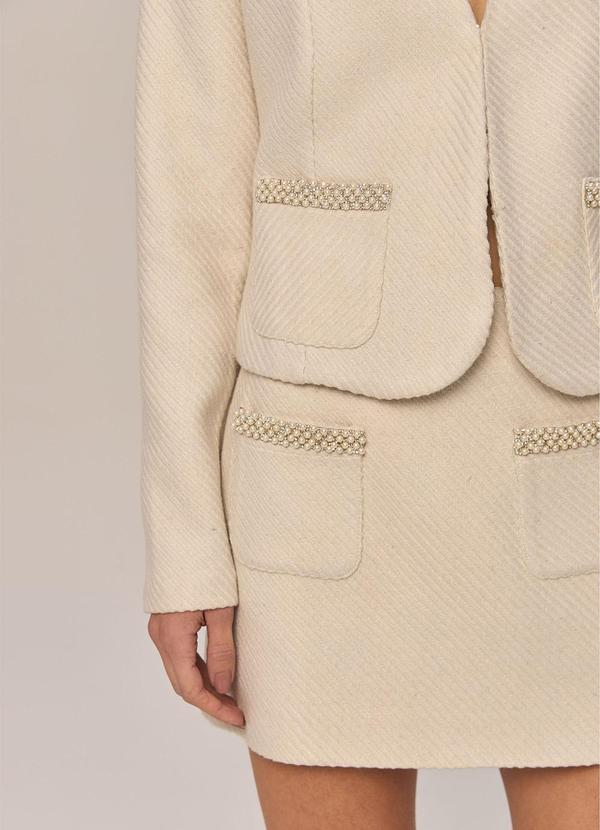 Carlota Costa - Coordenado Blazer e Saia Branco 3