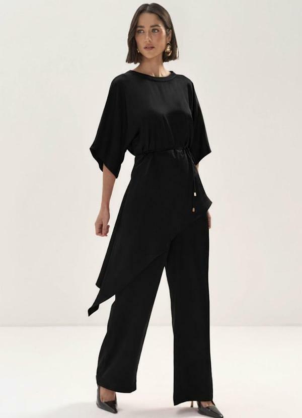 Carlota Costa - Coordenado Blusa e Calça Preto