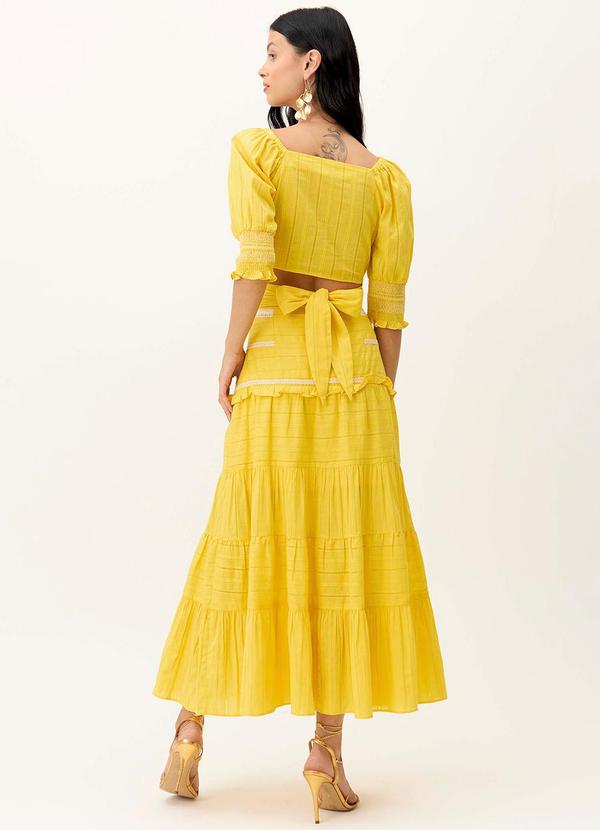 Carlota Costa - Coordenado Blusa e Saia Amarelo 2