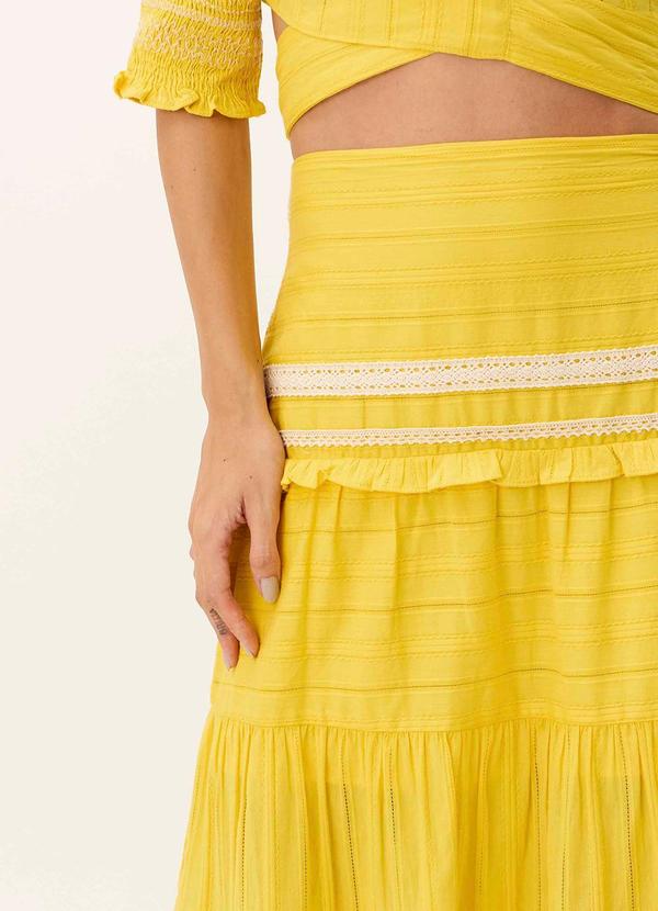 Carlota Costa - Coordenado Blusa e Saia Amarelo 4