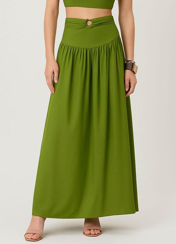 Carlota Costa - Coordenado Saia e Blusa Verde 3