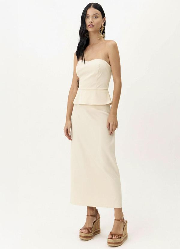 Carlota Costa - Coordenado Saia e Top Branco