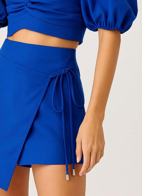 Carlota Costa - Coordenado Short e Blusa Azul 2