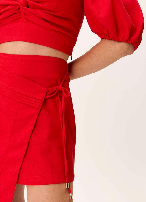 Carlota Costa - Coordenado Short e Blusa Vermelho 3