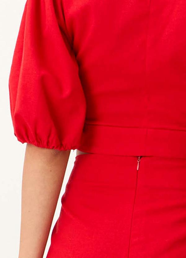 Carlota Costa - Coordenado Short e Blusa Vermelho 4