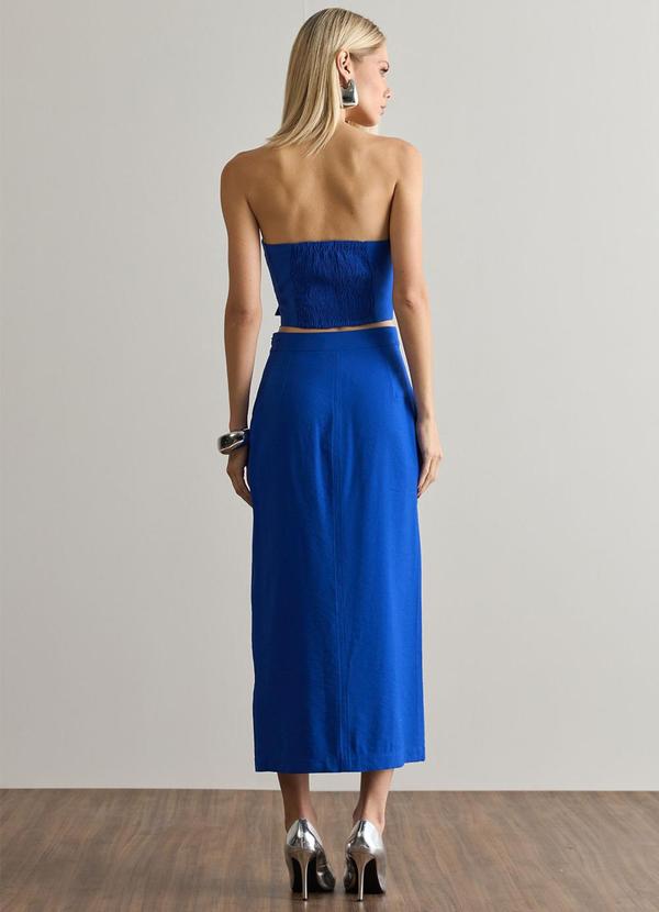 Carlota Costa - Coordenado Top e Saia Azul 2