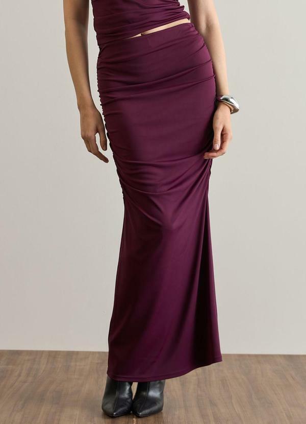 Carlota Costa - Coordenado Top e Saia Roxo 3