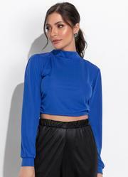 Blusa Azul Royal em Malha