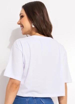 Bimini - Blusa Branco em Malha de Algodão - BIMINI