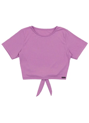 Soft Bonni - Blusa com Amarracao Teen Feminina Rosa - SOFT BONNI