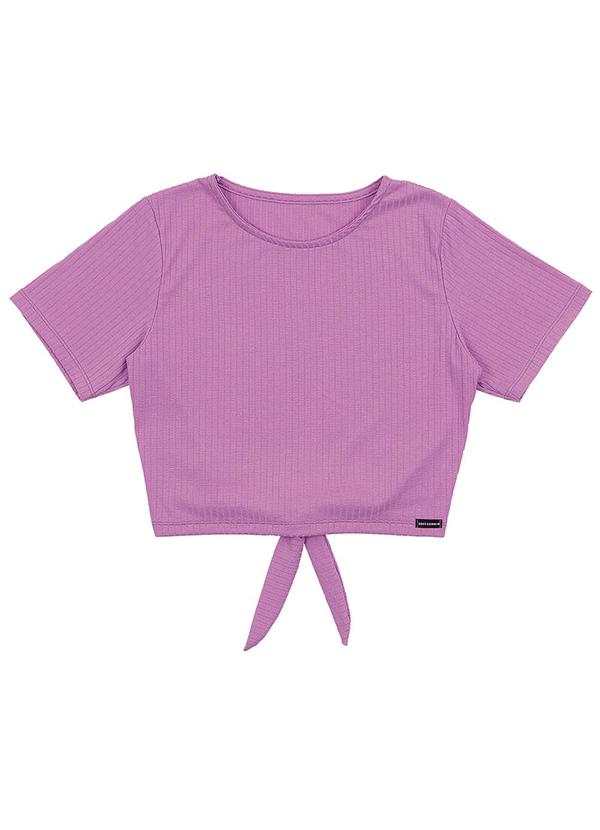 Soft Bonni - Blusa com Amarracao Teen Feminina Rosa