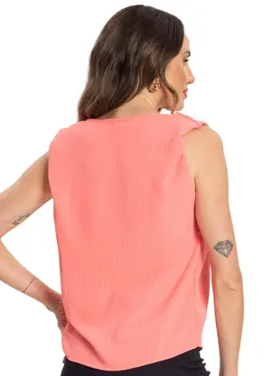 Endless - Blusa Crepe Feminina Rosa - ENDLESS