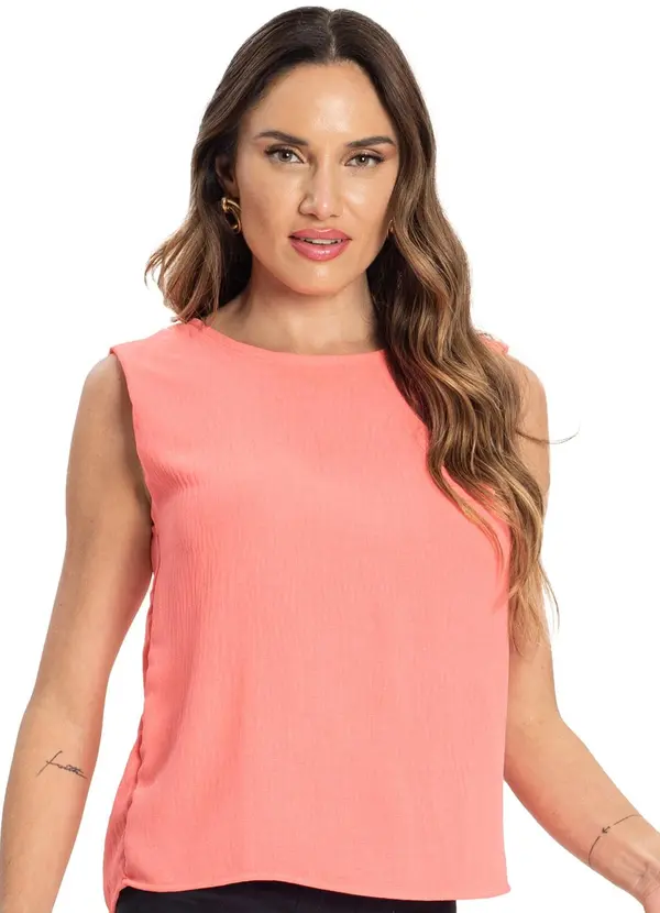 Endless - Blusa Crepe Feminina Rosa