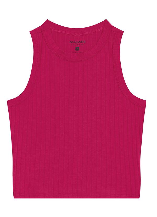 Malwee - Blusa Cropped Canelada Pink 6