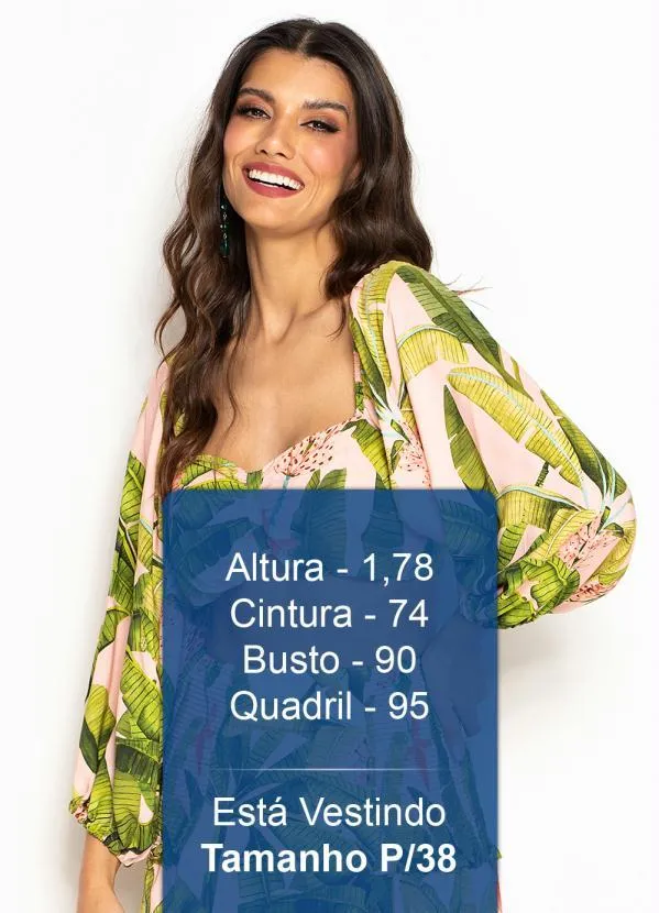 Farm - Blusa Cropped de Viscose Banana Verde 5