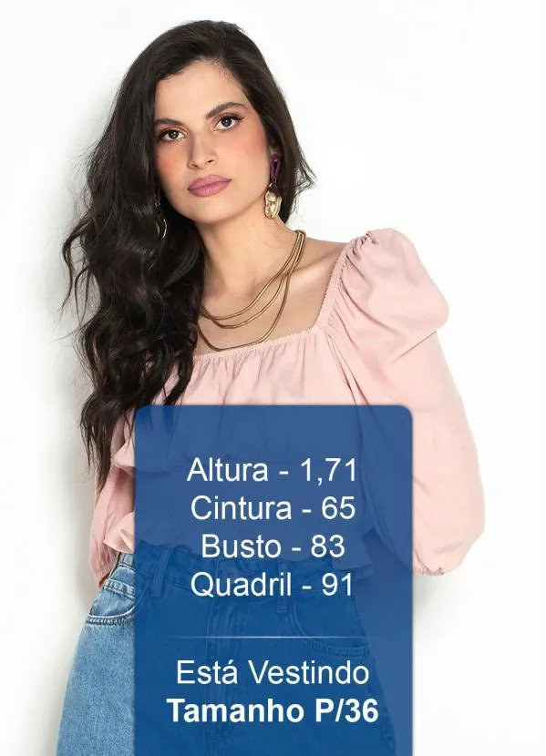 Colcci - Blusa Cropped de Viscose Rosa 5