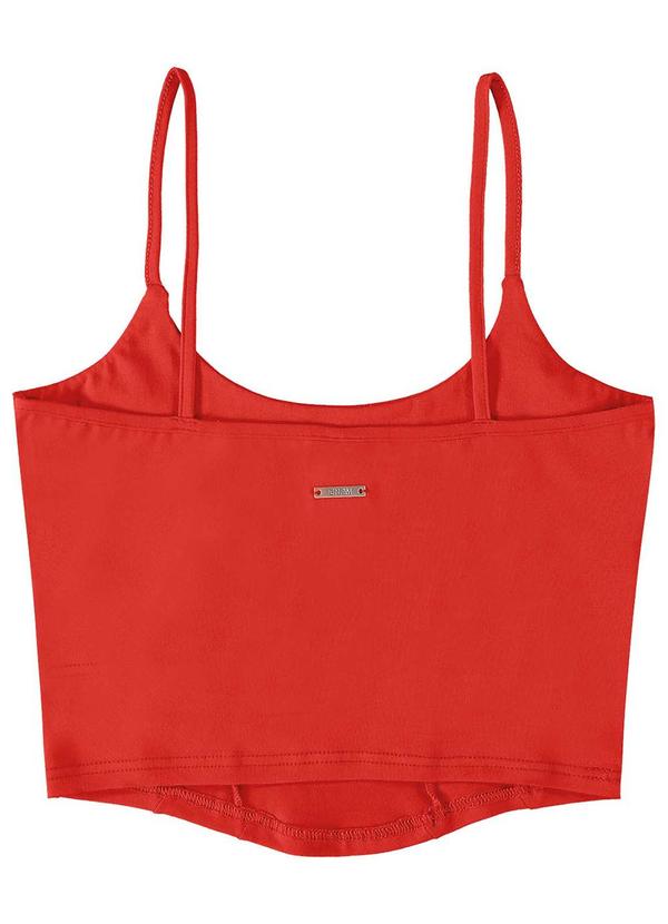 Enfim - Blusa Cropped em Cotton Terracota 3