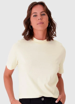 Malwee - Blusa Cropped em Malha Off White - MALWEE