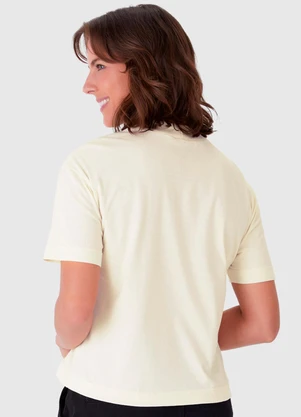Malwee - Blusa Cropped em Malha Off White - MALWEE