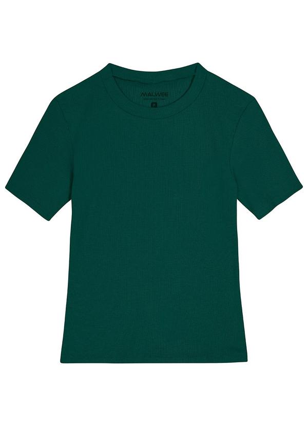 Malwee - Blusa Cropped em Ribana Verde 6