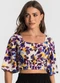 Endless - Blusa Cropped Feminina Estampada Roxo - variação: Roxo