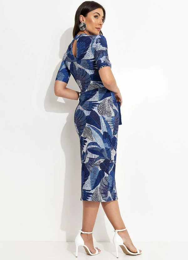 Farm - Blusa Cropped Festa de Pássaro Azul 4