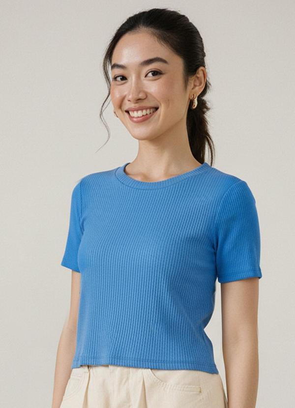 Fakini - Blusa Cropped Gola Alta Sortido