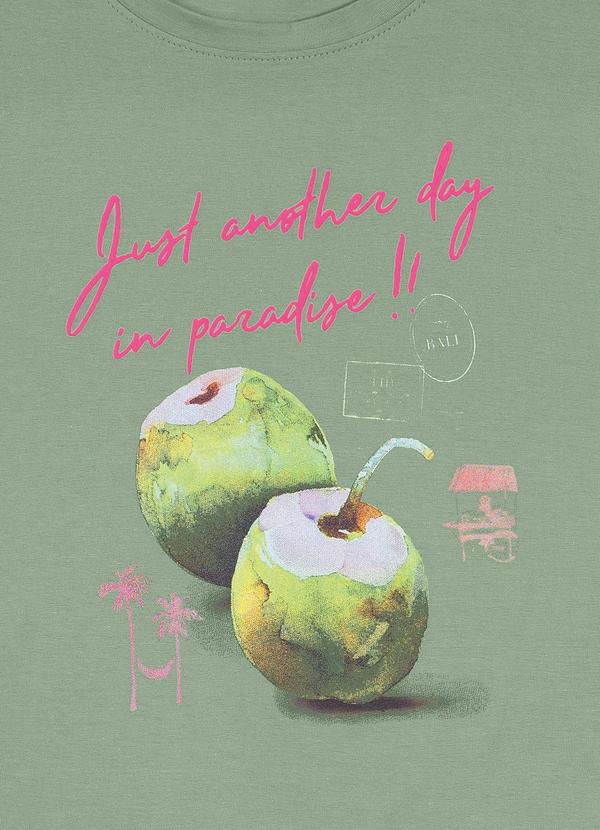 Malwee - Blusa Cropped In Paradise Verde Oliva 2