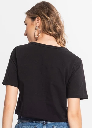 Select - Blusa Cropped Lisa Preto - SELECT