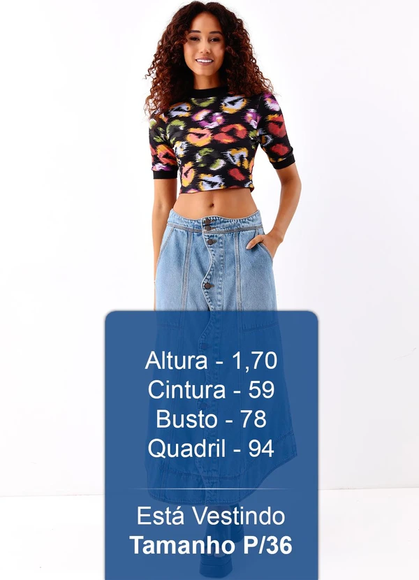 Farm - Blusa Cropped Onca de Cor 5